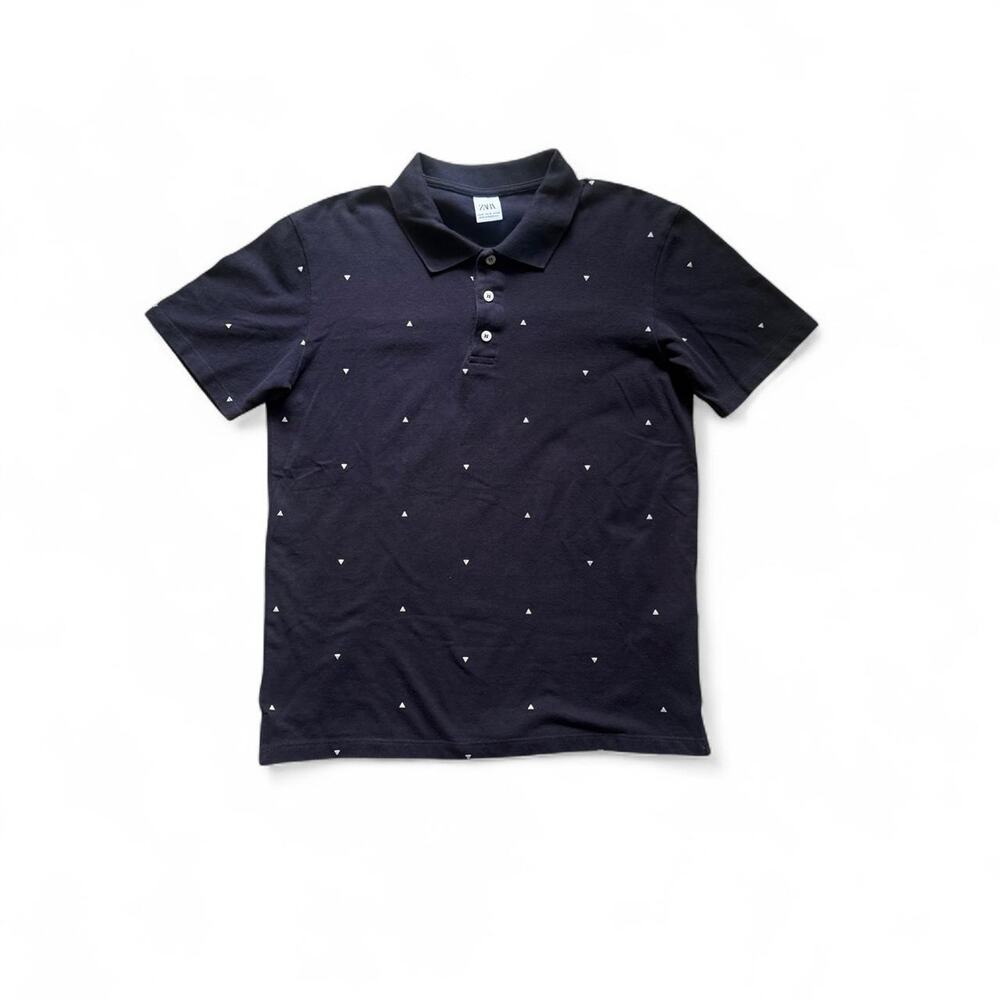 ZARA Mini Triangle Print Polo